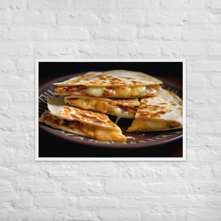 Quesadillas Framed poster 🤤 from Yumify.AI