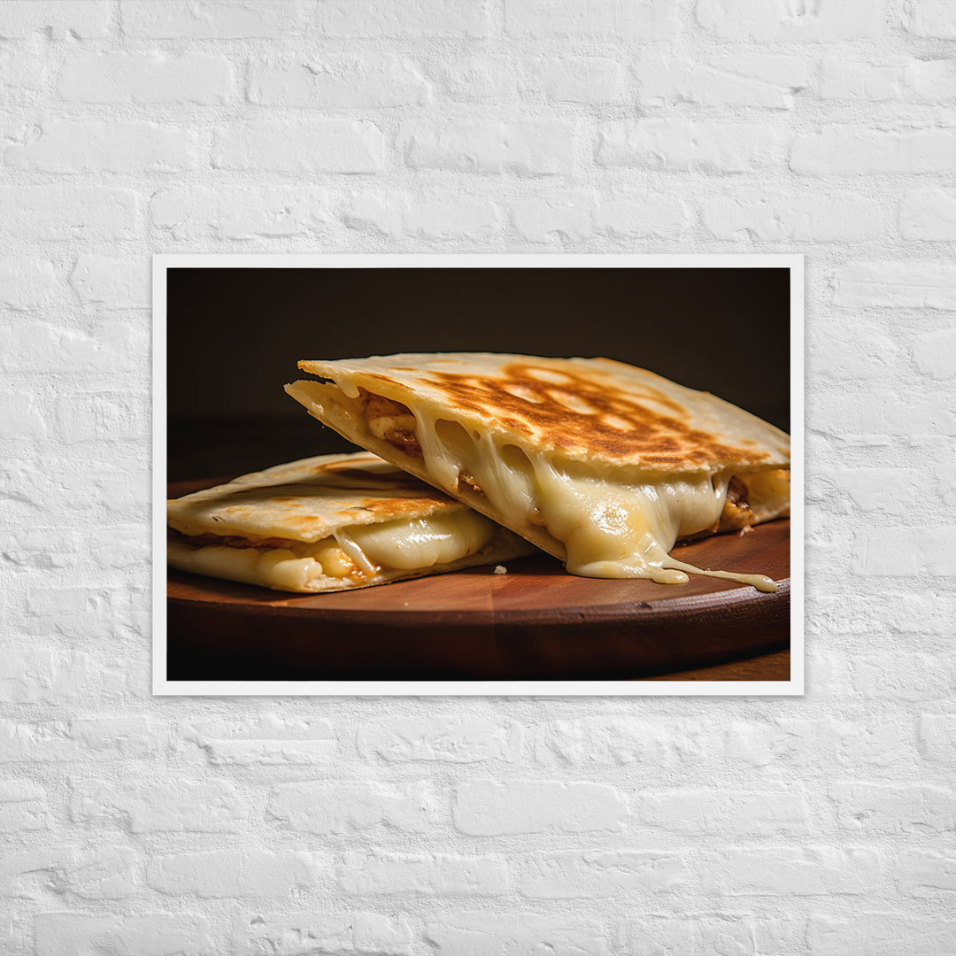 Quesadillas Framed poster 🤤 from Yumify.AI