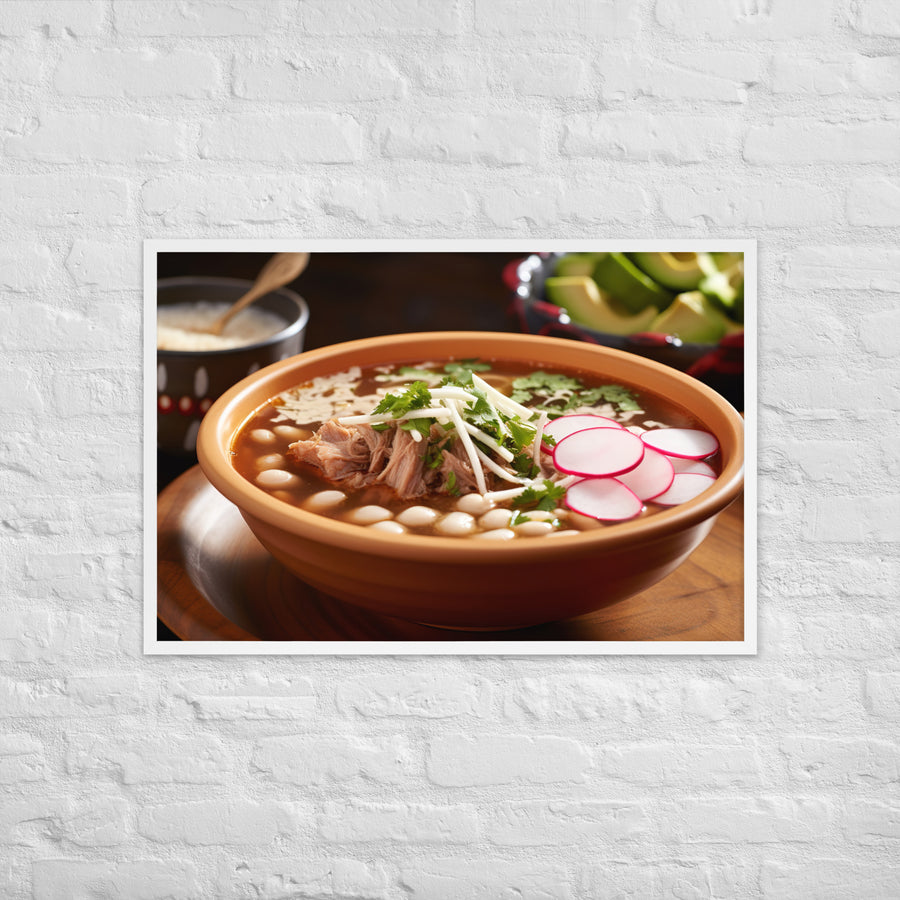 Pozole Framed poster 🤤 from Yumify.AI