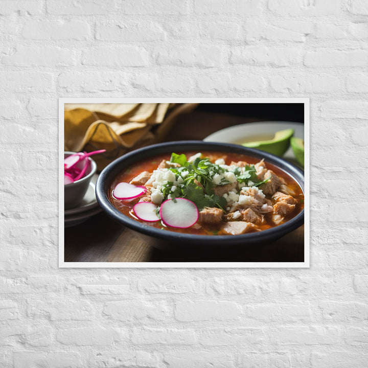 Pozole Framed poster 🤤 from Yumify.AI