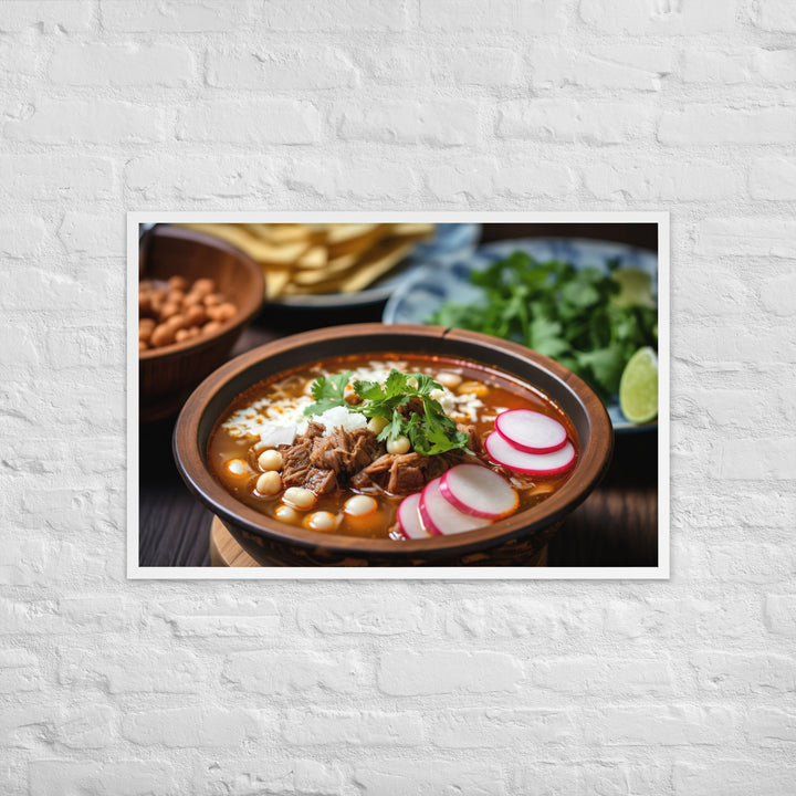 Pozole Framed poster 🤤 from Yumify.AI