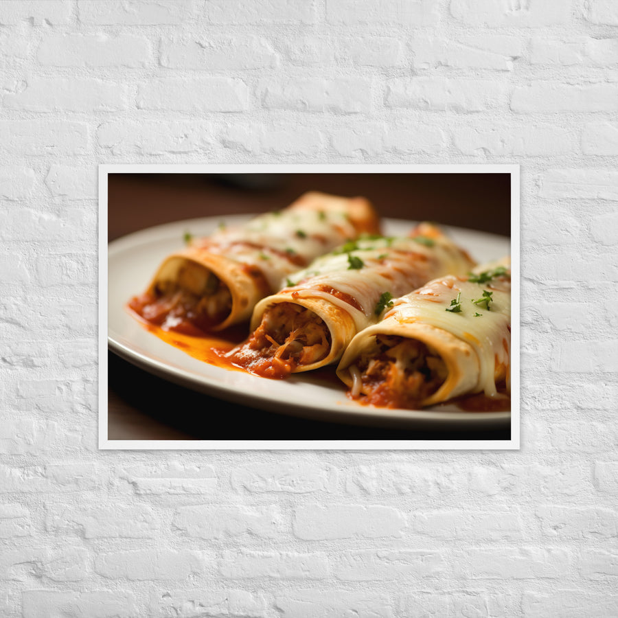 Enchiladas Framed poster 🤤 from Yumify.AI