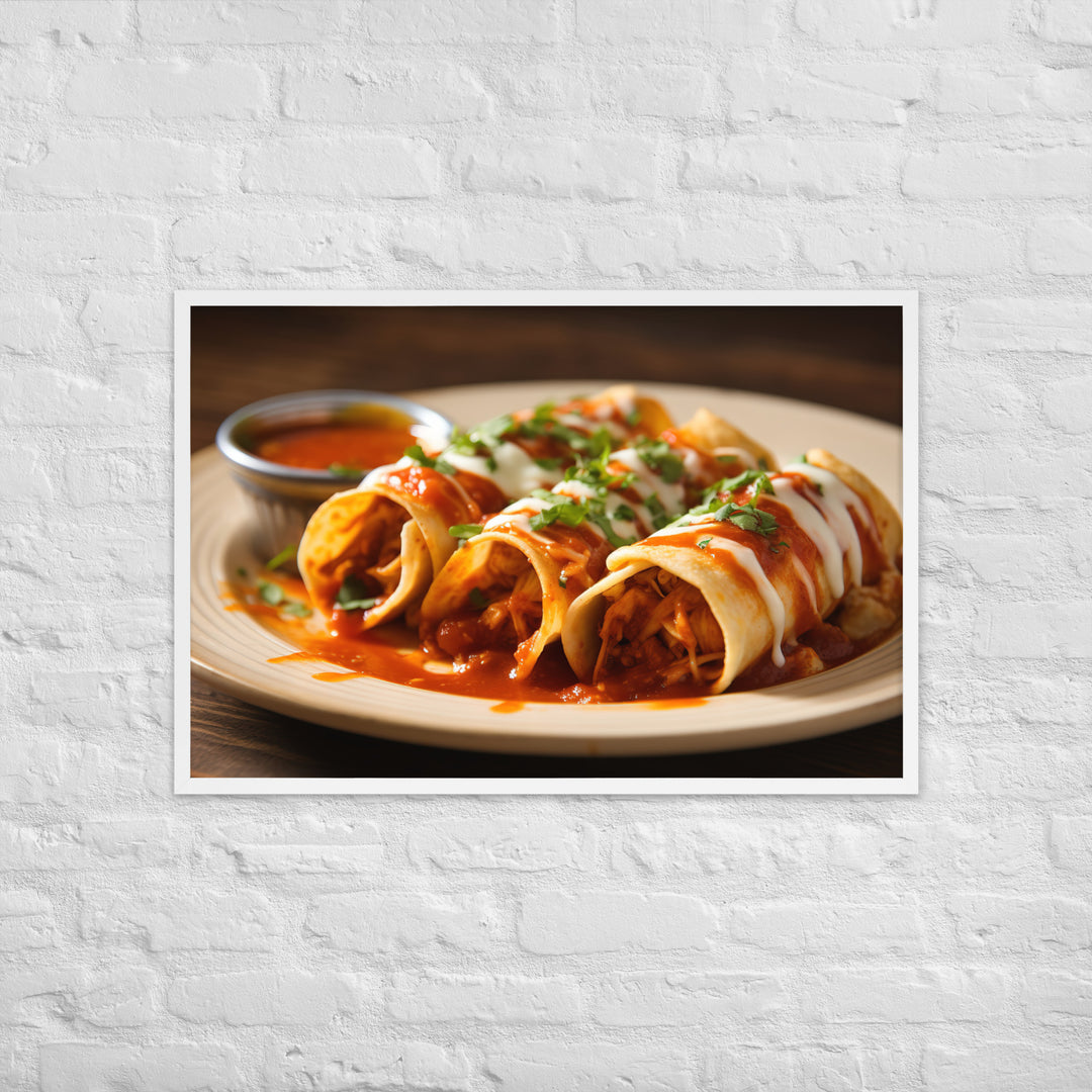 Enchiladas Framed poster 🤤 from Yumify.AI