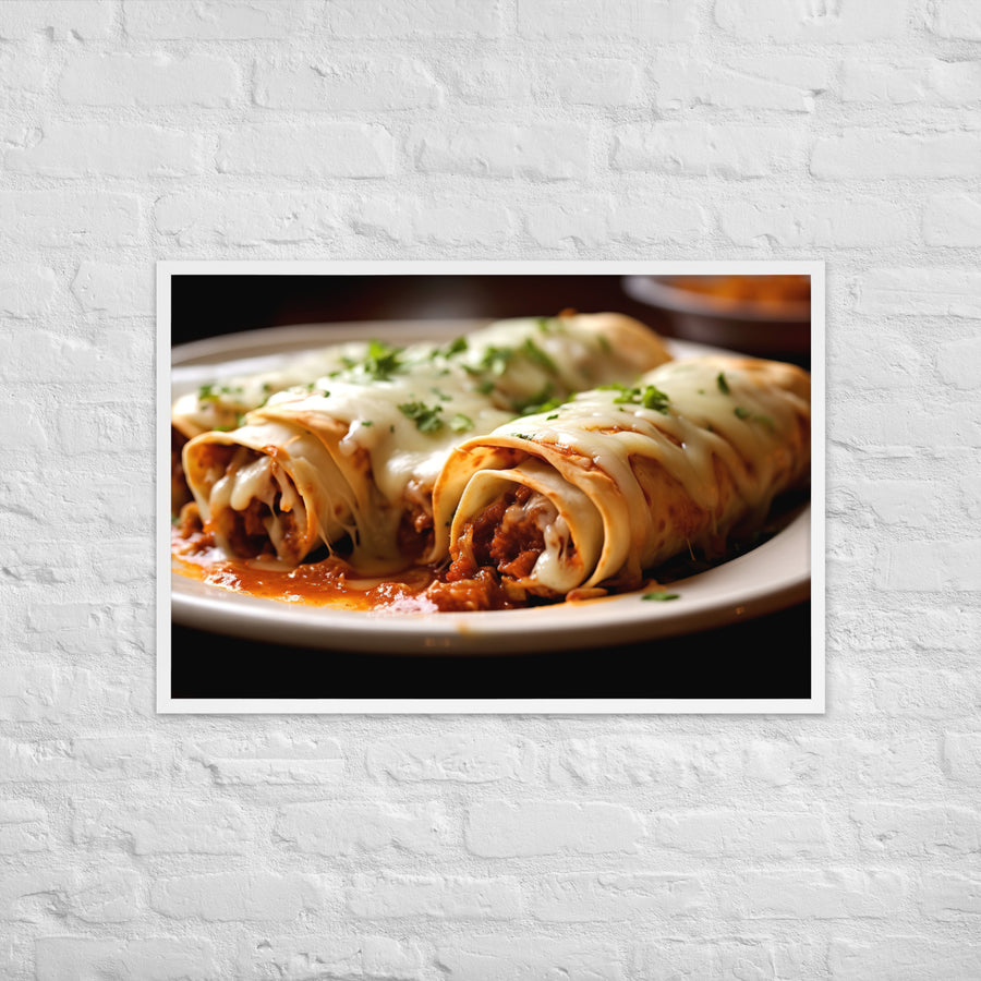 Enchiladas Framed poster 🤤 from Yumify.AI