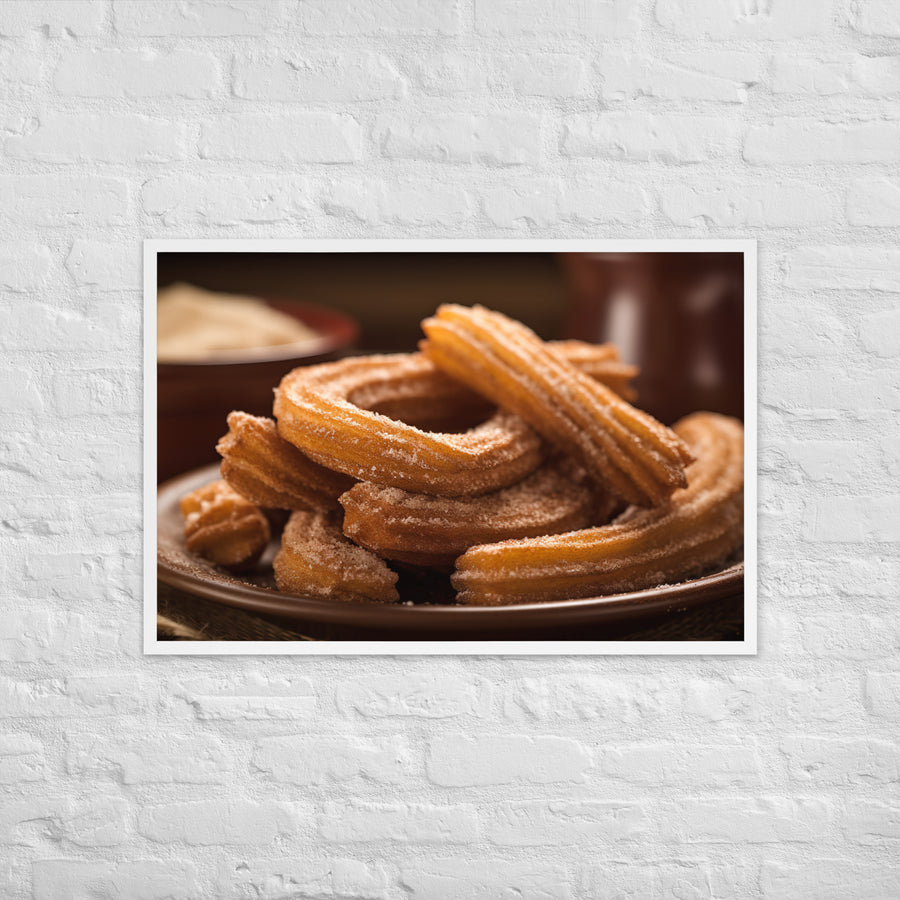 Churros Framed poster 🤤 from Yumify.AI