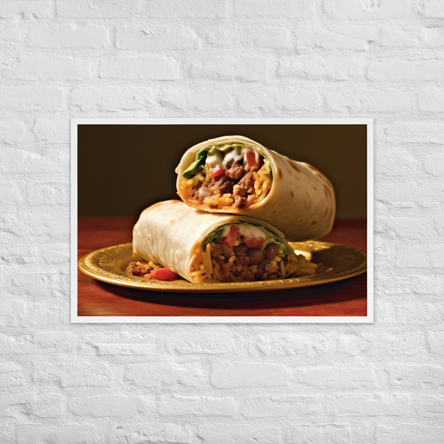 Burritos Framed poster 🤤 from Yumify.AI