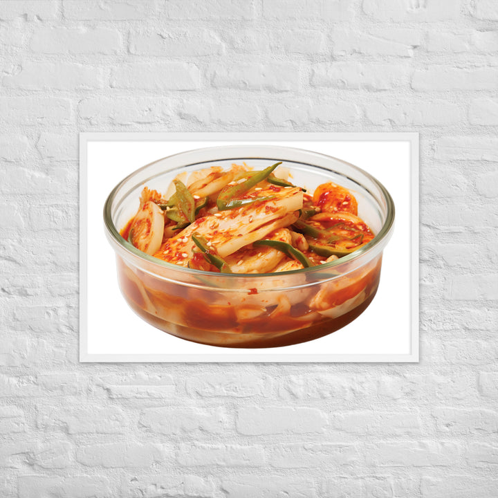 Spicy Traditional Kimchi Framed poster 🤤 from Yumify.AI