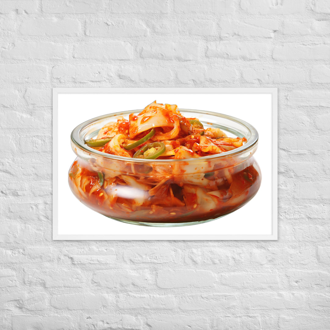 Spicy Traditional Kimchi Framed poster 🤤 from Yumify.AI