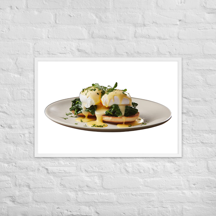 Florentine Eggs Benedict Framed poster 🤤 from Yumify.AI