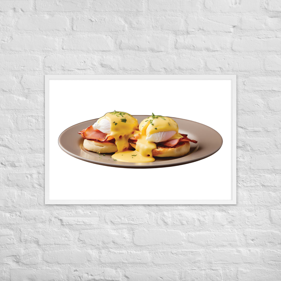 Classic Eggs Benedict Framed poster 🤤 from Yumify.AI