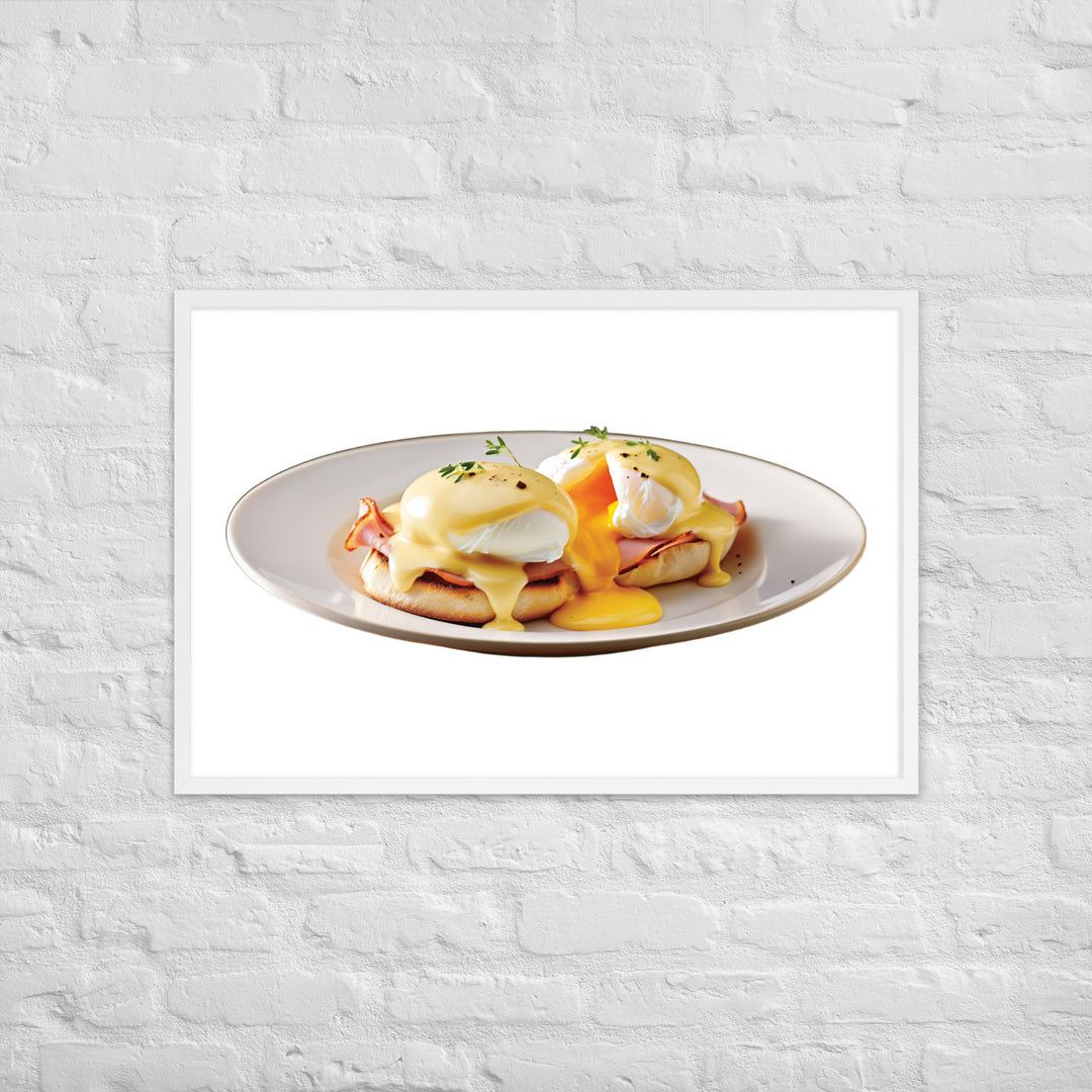 Classic Eggs Benedict Framed poster 🤤 from Yumify.AI