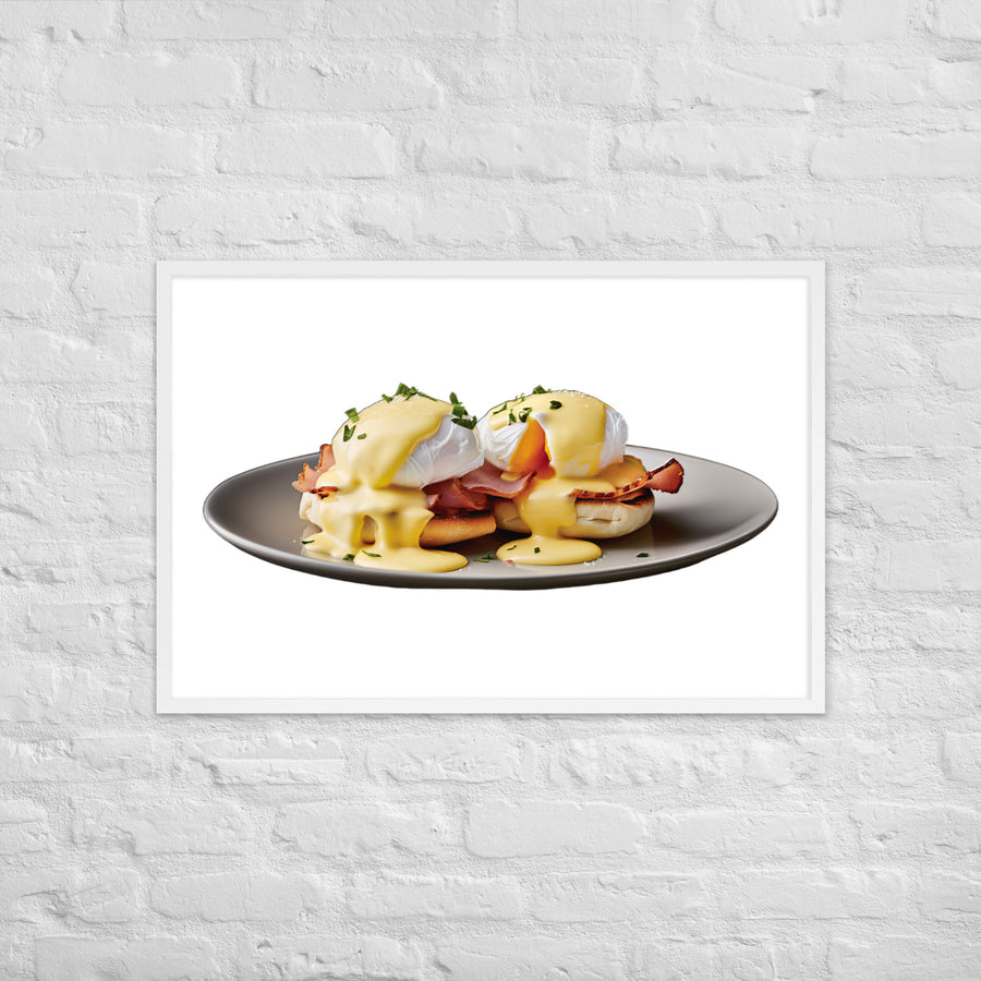 Classic Eggs Benedict Framed poster 🤤 from Yumify.AI