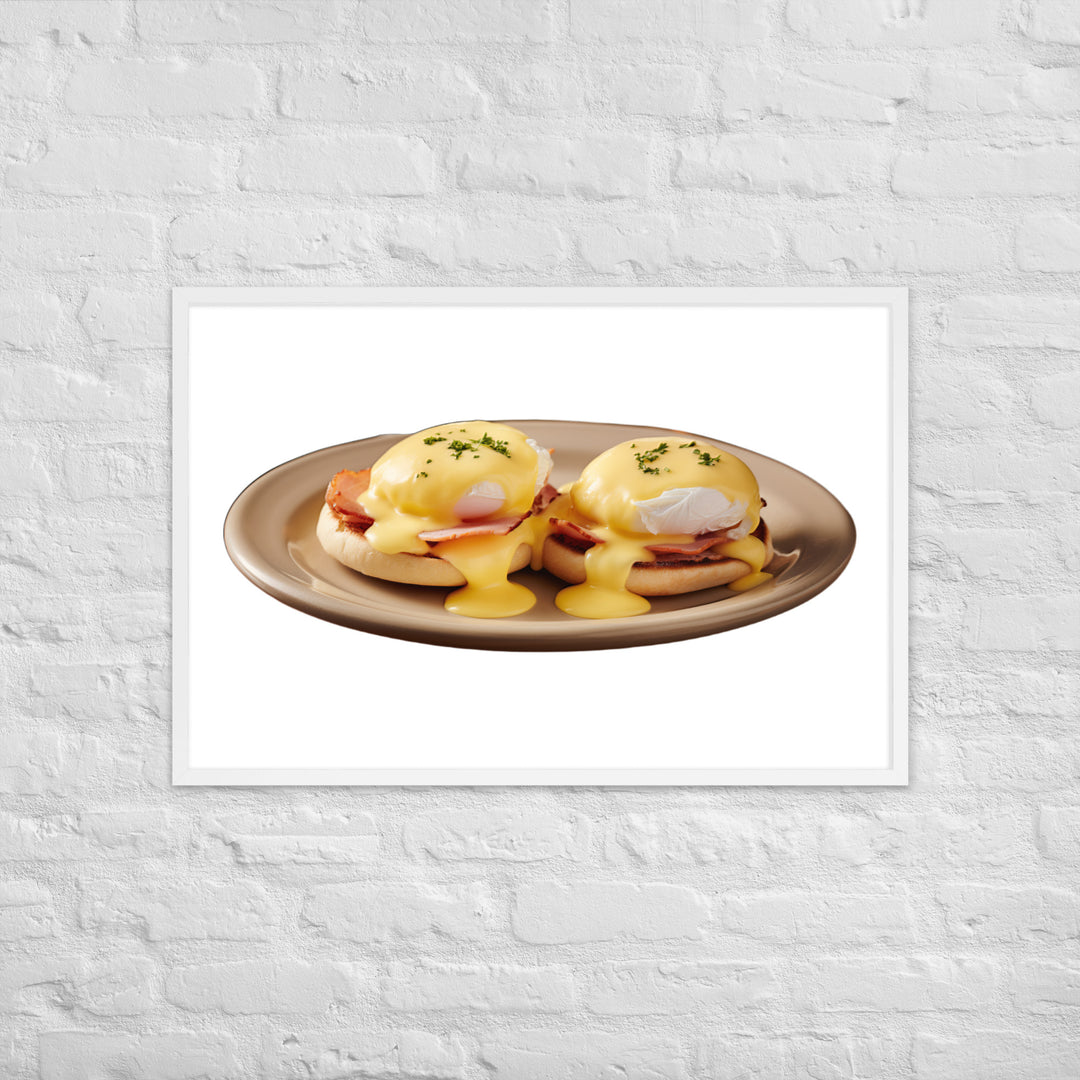 Classic Eggs Benedict Framed poster 🤤 from Yumify.AI