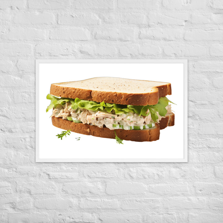 Tuna Salad Sandwich Framed poster 🤤 from Yumify.AI