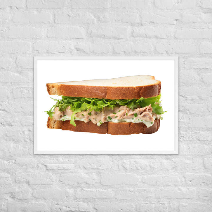 Tuna Salad Sandwich Framed poster 🤤 from Yumify.AI