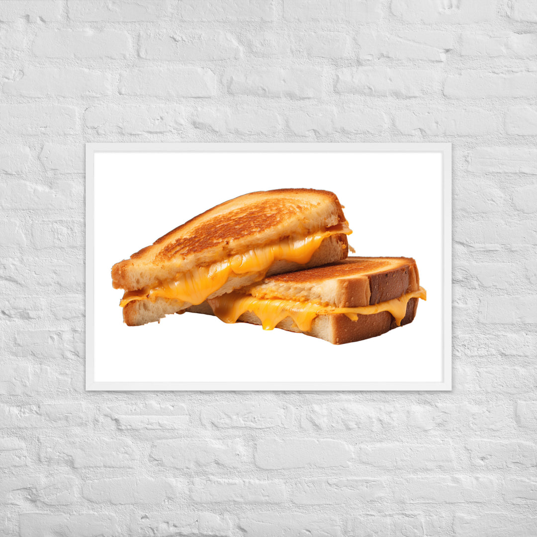 Grilled Cheese Sandwich Framed poster 🤤 from Yumify.AI