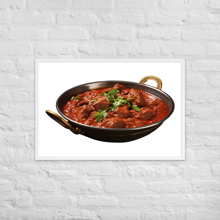 Mutton Rogan Josh Framed poster 🤤 from Yumify.AI