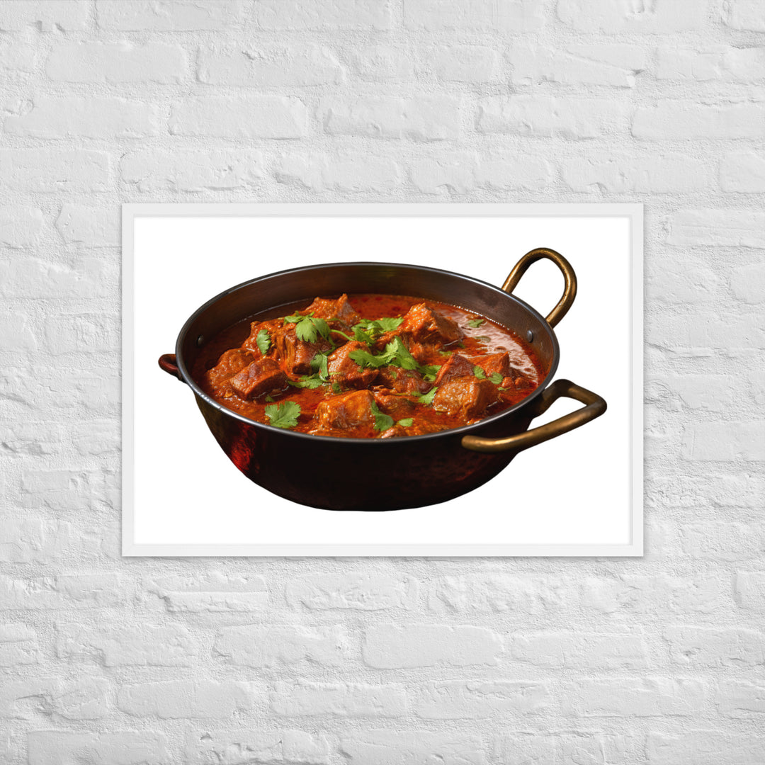 Mutton Rogan Josh Framed poster 🤤 from Yumify.AI