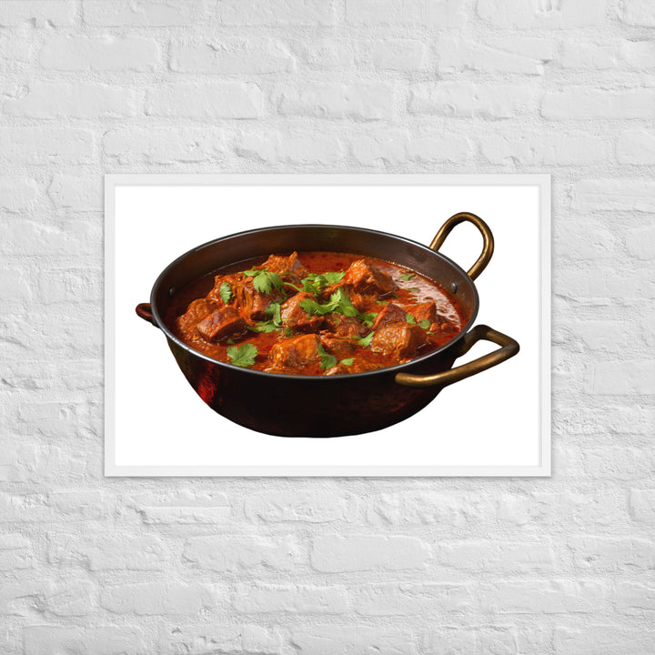 Mutton Rogan Josh Framed poster 🤤 from Yumify.AI