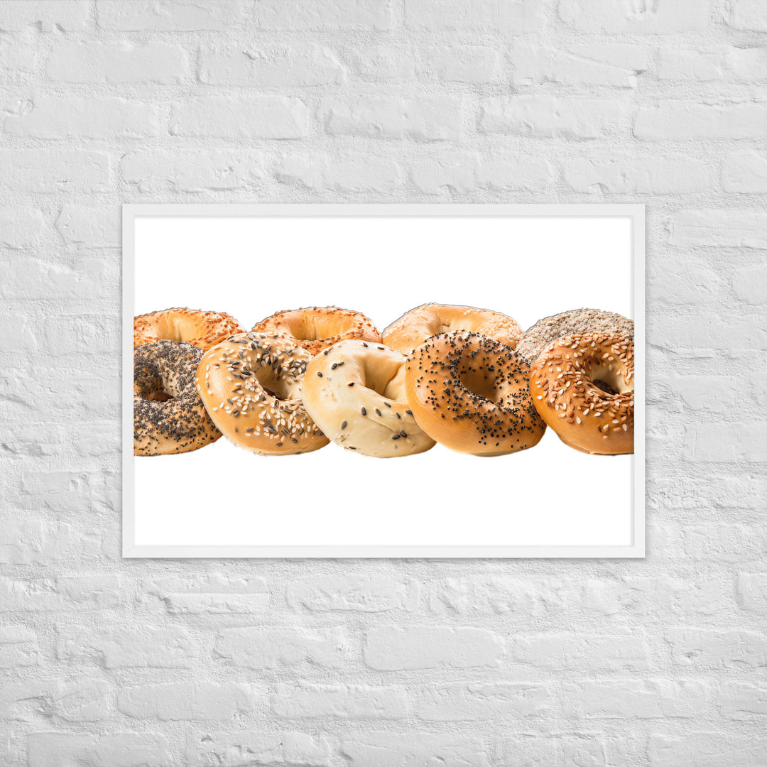 Everything Bagel Framed poster 🤤 from Yumify.AI