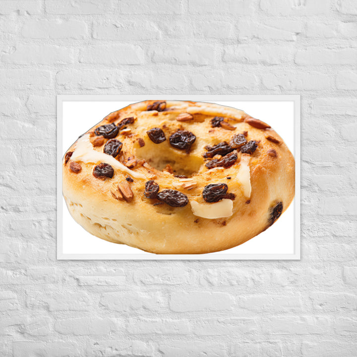 Cinnamon Raisin Bagel Framed poster 🤤 from Yumify.AI