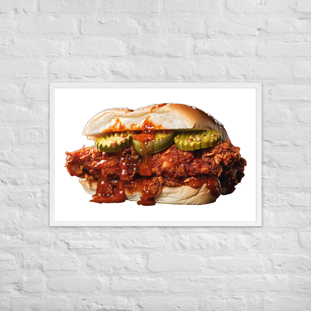 Nashville Hot Chicken Framed poster 🤤 from Yumify.AI