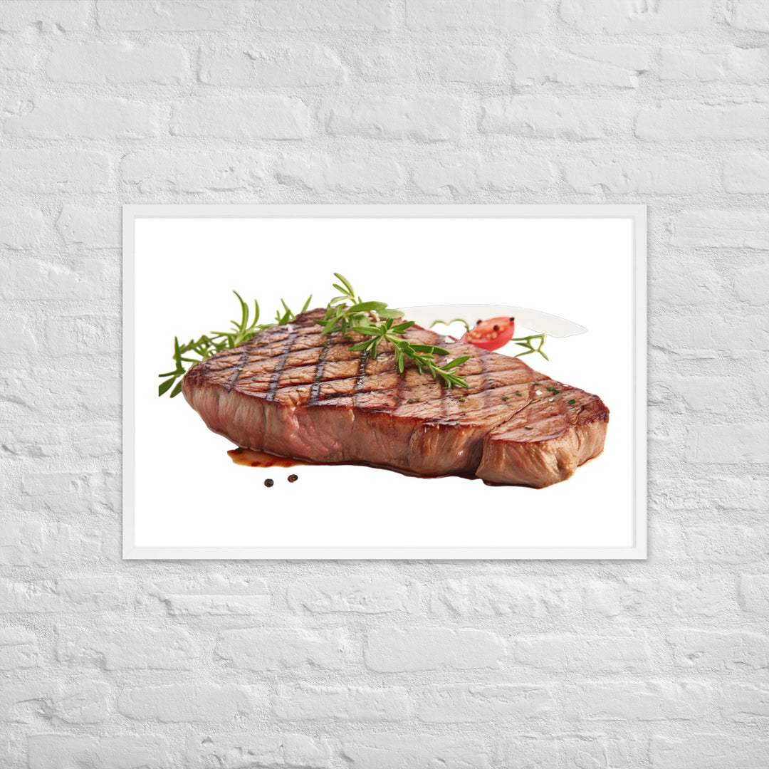 Sirloin Steak Framed poster 🤤 from Yumify.AI