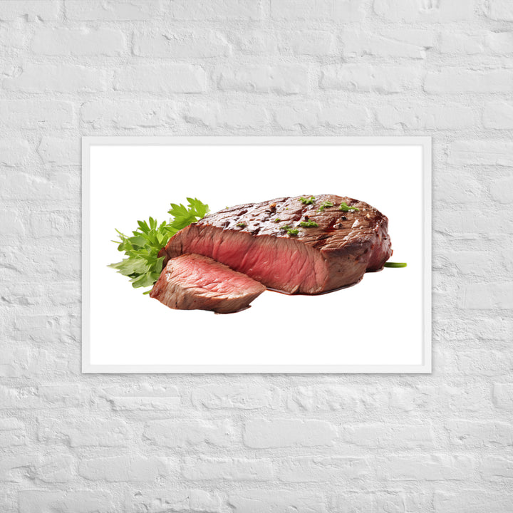 Sirloin Steak Framed poster 🤤 from Yumify.AI