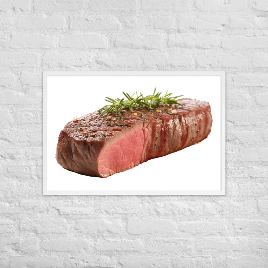 Fillet Mignon Elegance Framed poster 🤤 from Yumify.AI