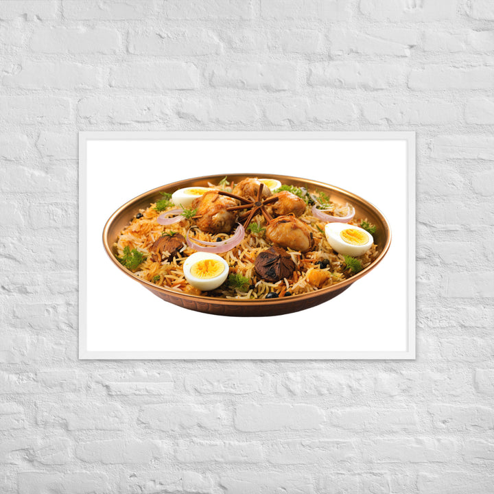 Hyderabadi Biryani Masterpiece Framed poster 🤤 from Yumify.AI