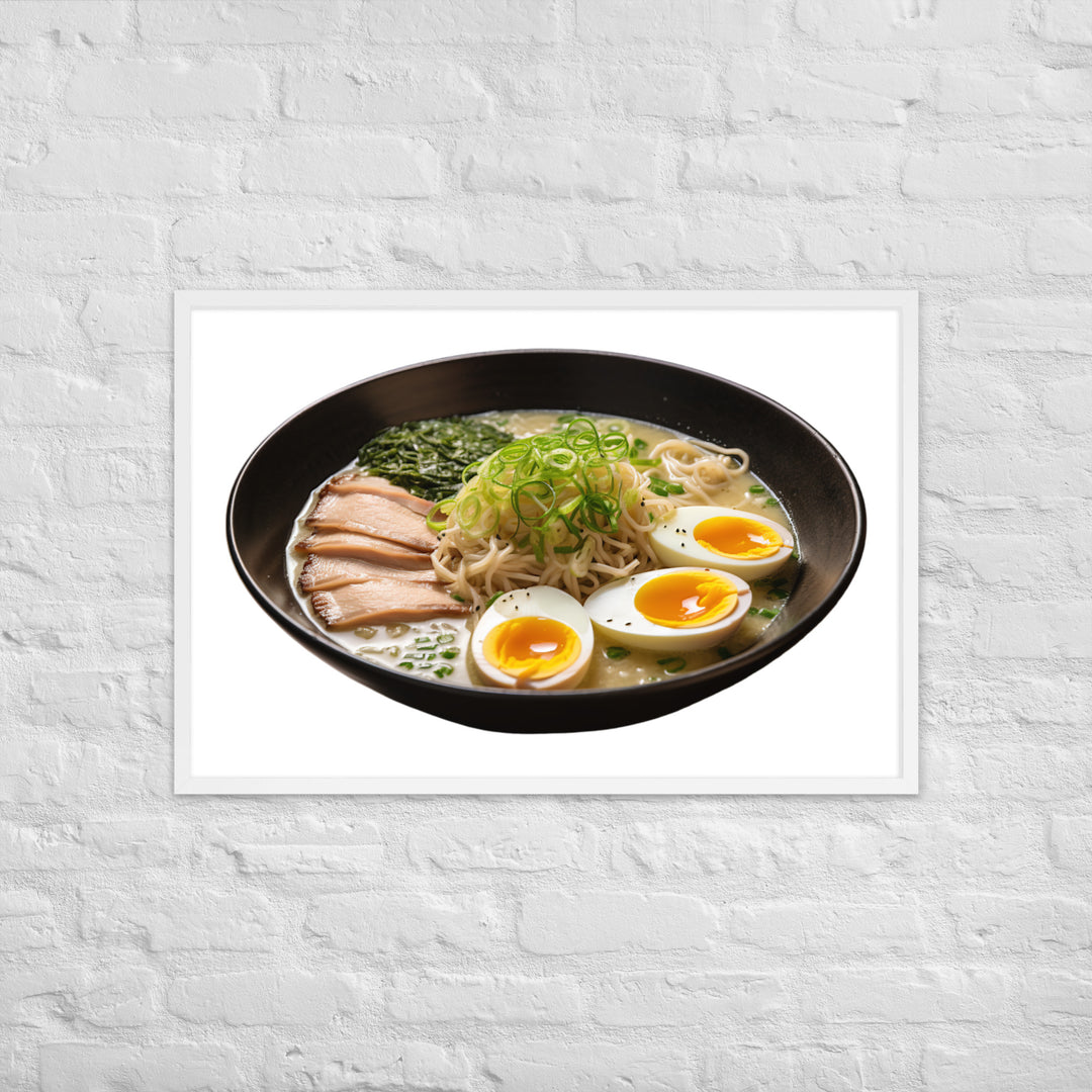 Classic Tonkotsu Ramen Framed poster 🤤 from Yumify.AI