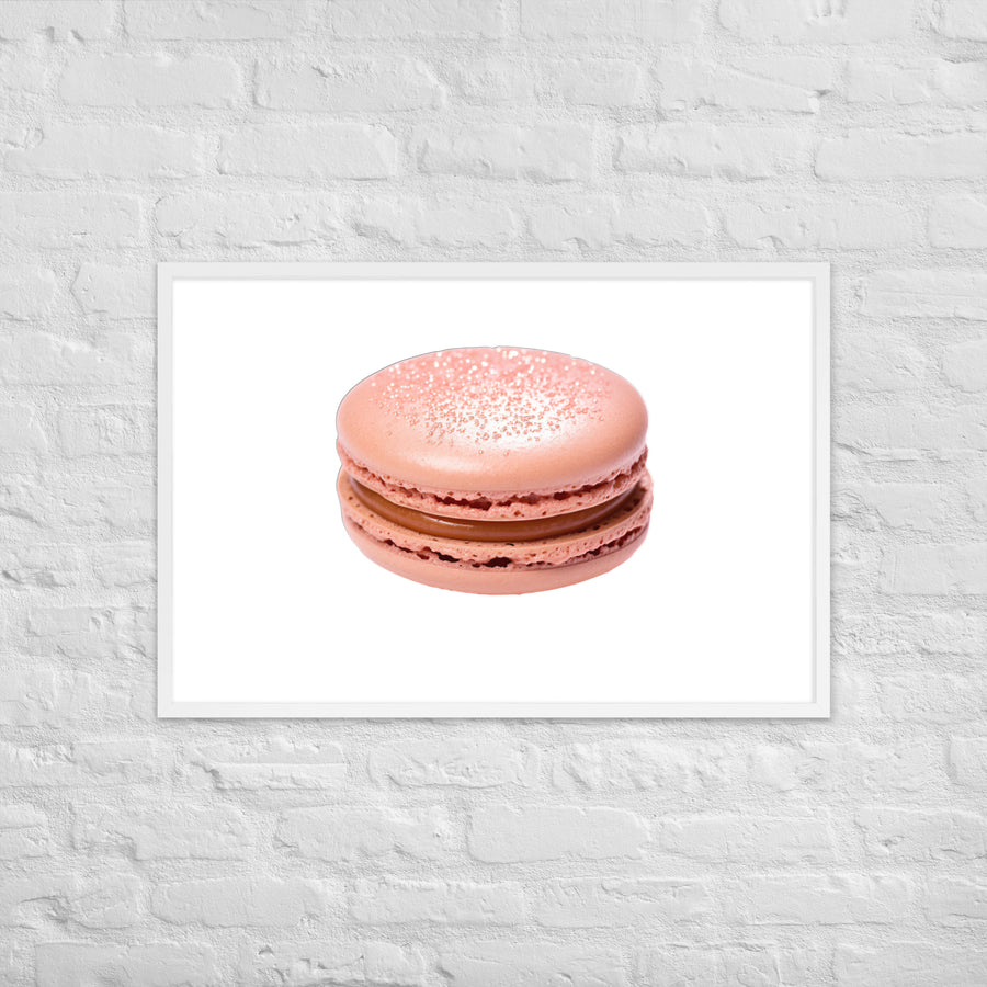 Rose Gold Macaron Framed poster 🤤 from Yumify.AI