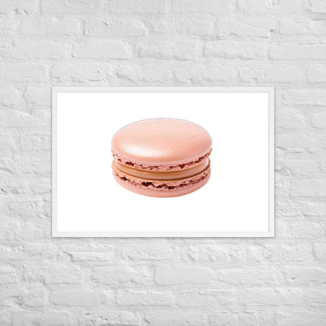 Rose Gold Macaron Framed poster 🤤 from Yumify.AI