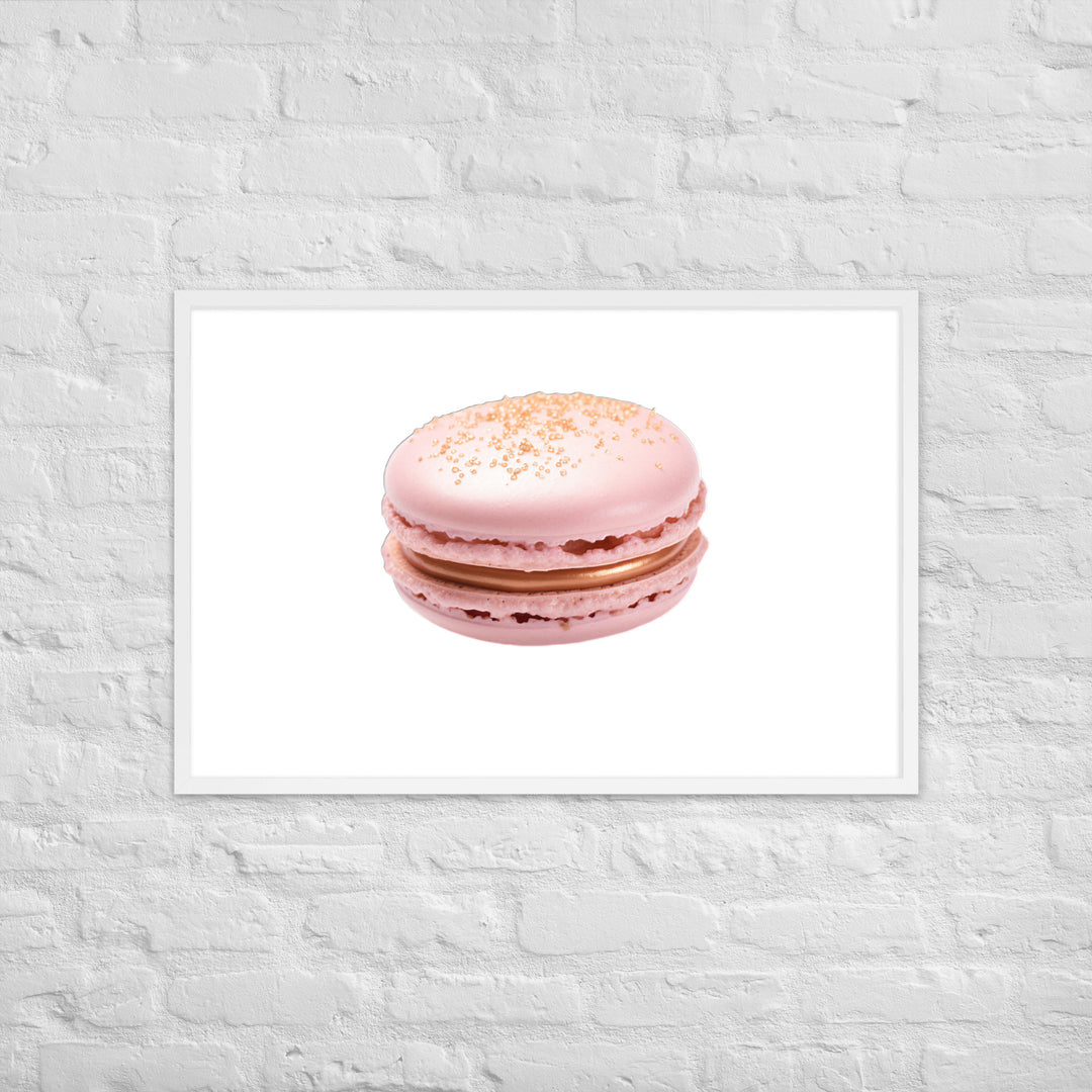 Rose Gold Macaron Framed poster 🤤 from Yumify.AI