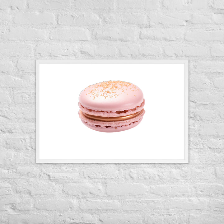 Rose Gold Macaron Framed poster 🤤 from Yumify.AI