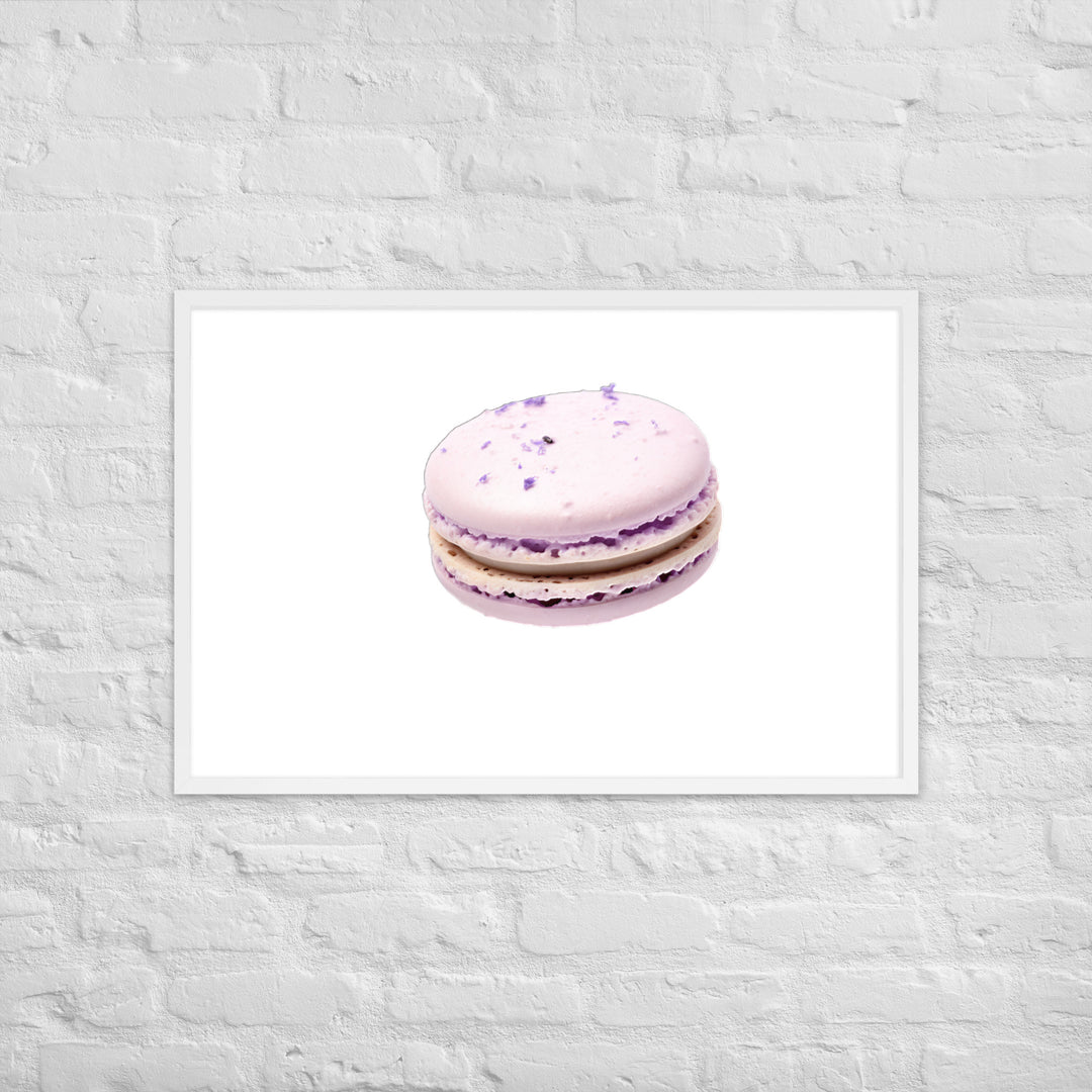 Lavender Macaron Framed poster 🤤 from Yumify.AI